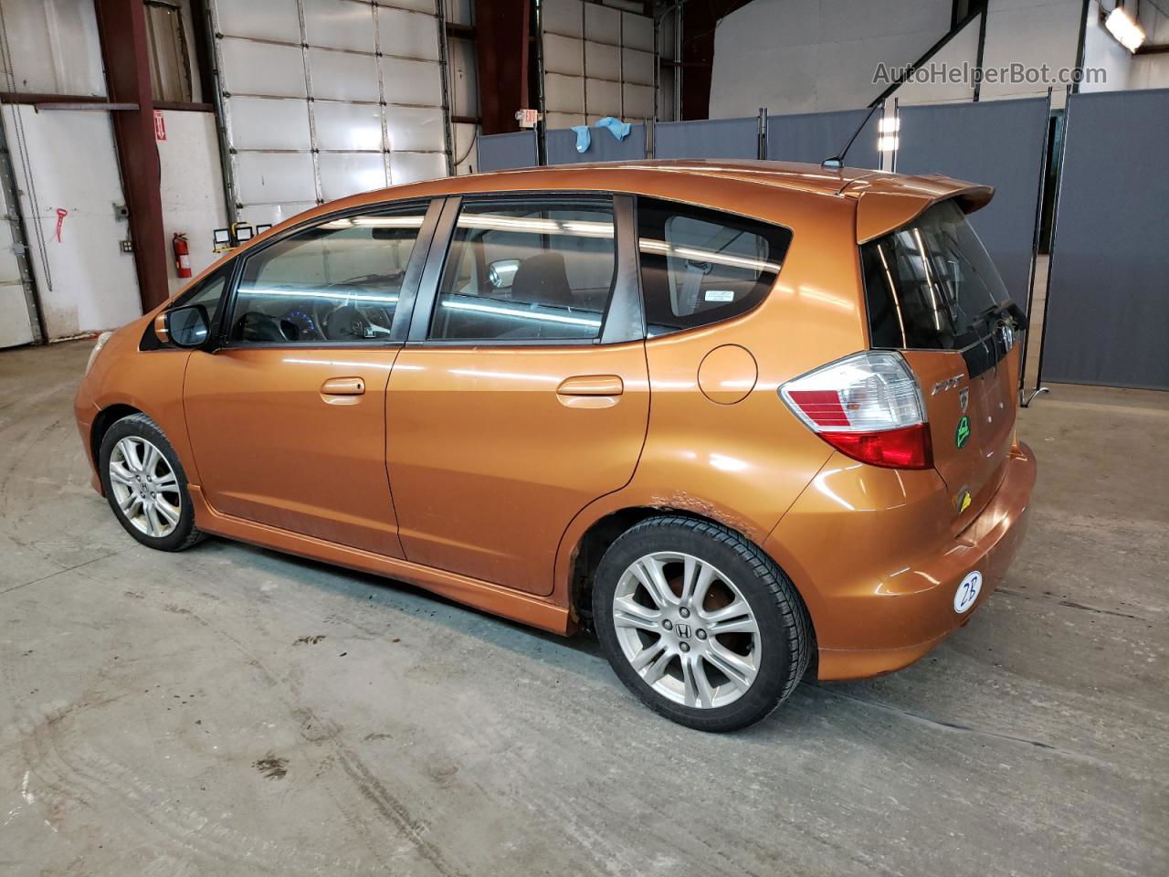 2009 Honda Fit Sport Orange vin: JHMGE88409S008105