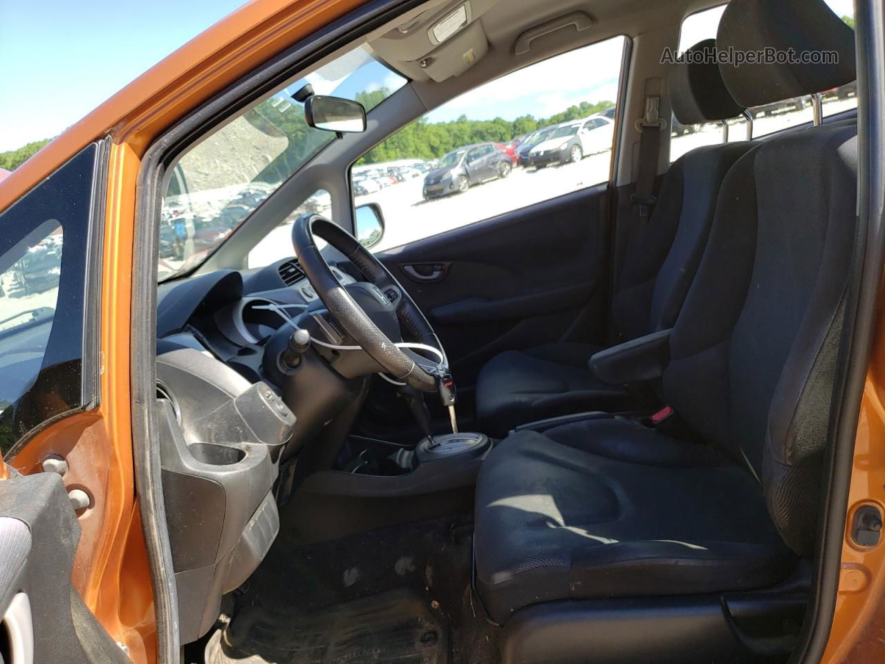 2009 Honda Fit Sport Orange vin: JHMGE88409S008105