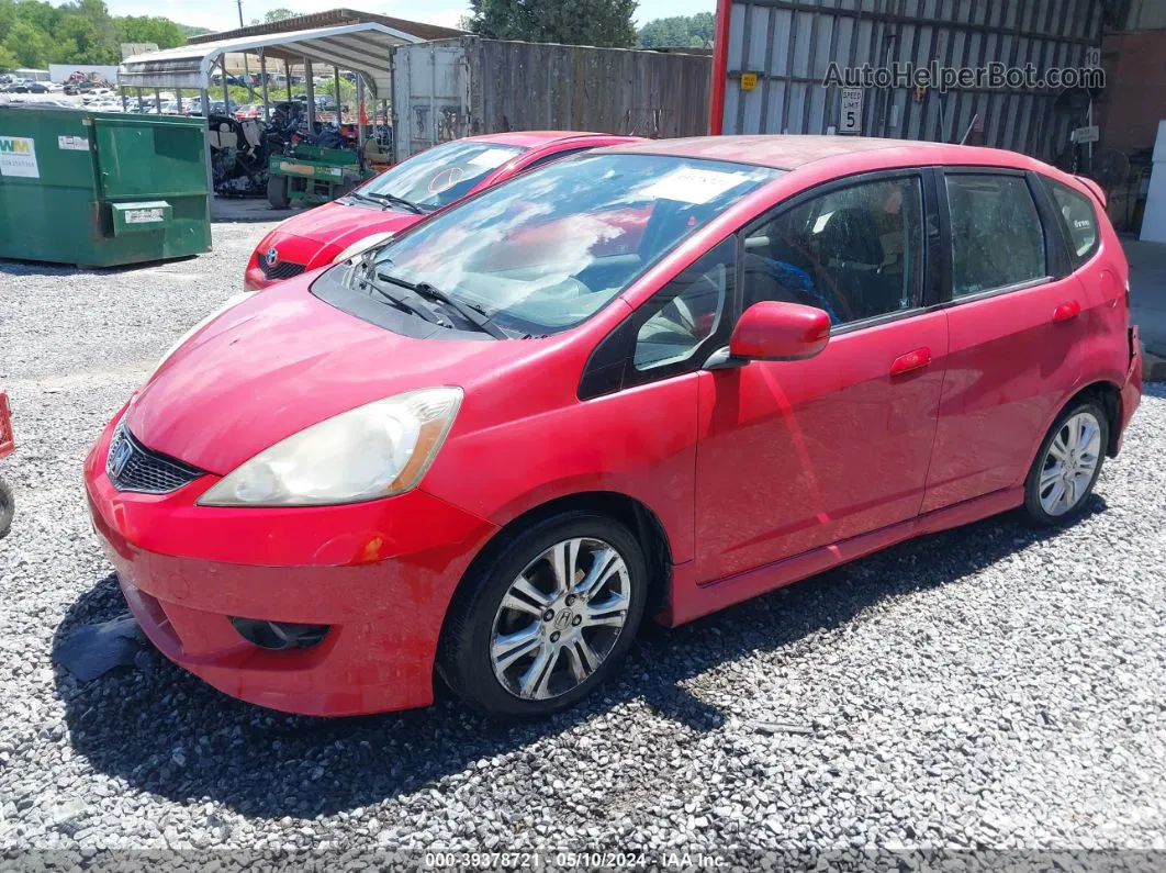 2009 Honda Fit Sport Red vin: JHMGE88409S011621