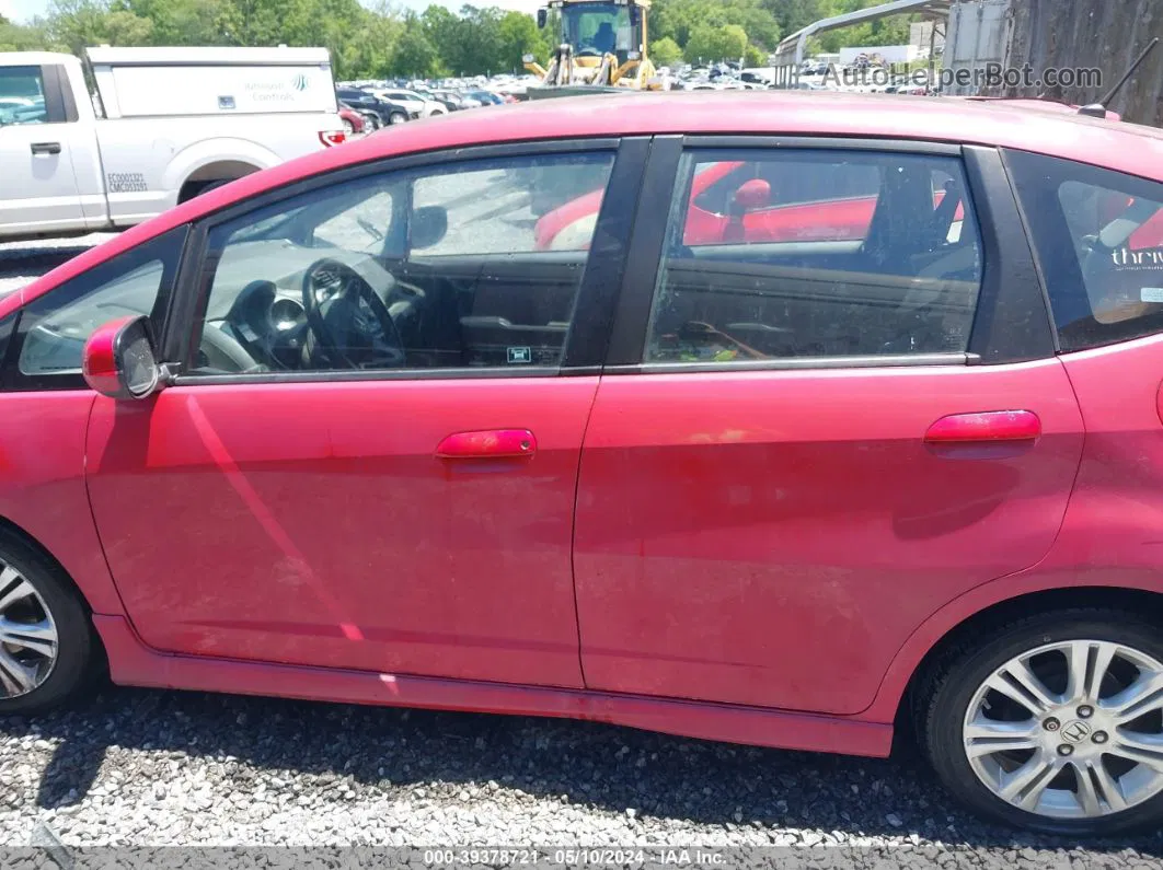 2009 Honda Fit Sport Red vin: JHMGE88409S011621