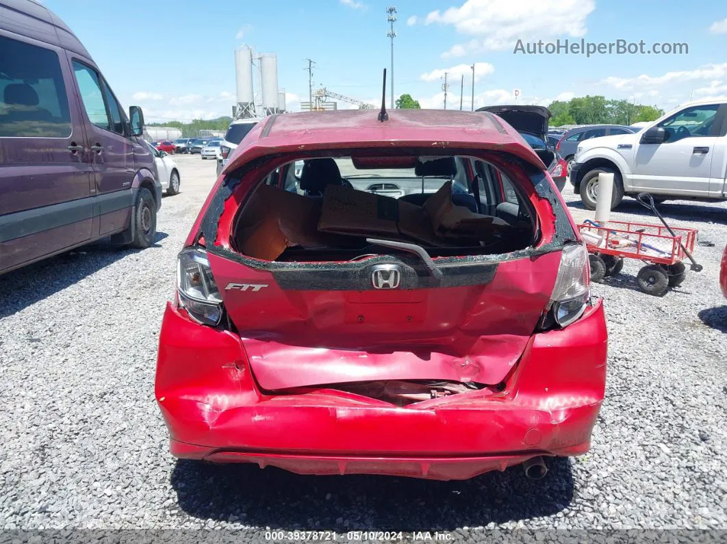 2009 Honda Fit Sport Red vin: JHMGE88409S011621