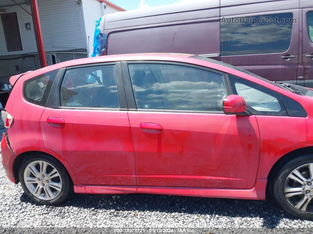 2009 Honda Fit Sport Red vin: JHMGE88409S011621