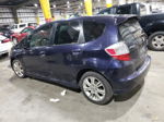 2009 Honda Fit Sport Blue vin: JHMGE88409S013112