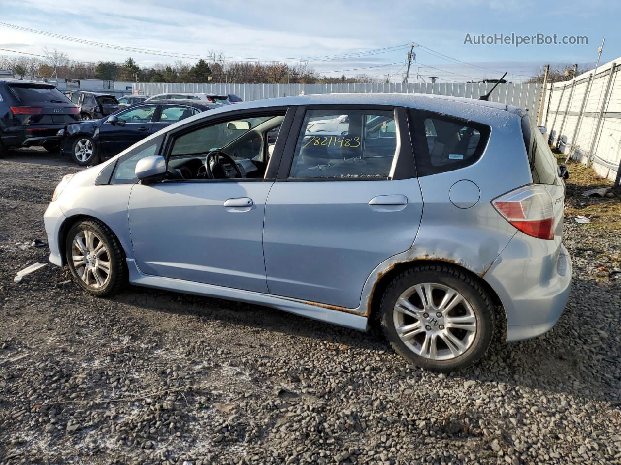 2009 Honda Fit Sport Blue vin: JHMGE88409S034185