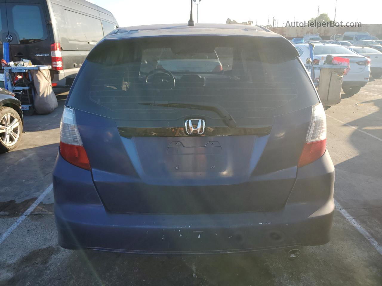 2009 Honda Fit Sport Blue vin: JHMGE88409S058616