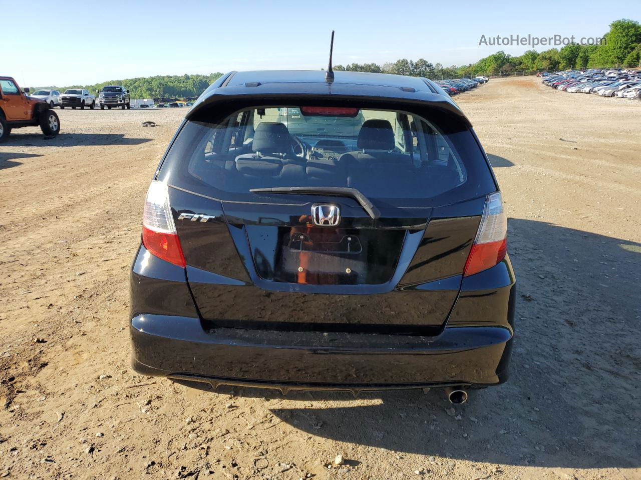 2009 Honda Fit Sport Black vin: JHMGE88409S060804