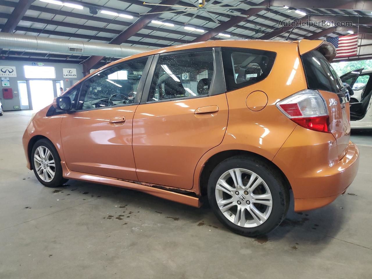 2009 Honda Fit Sport Оранжевый vin: JHMGE88409S061709