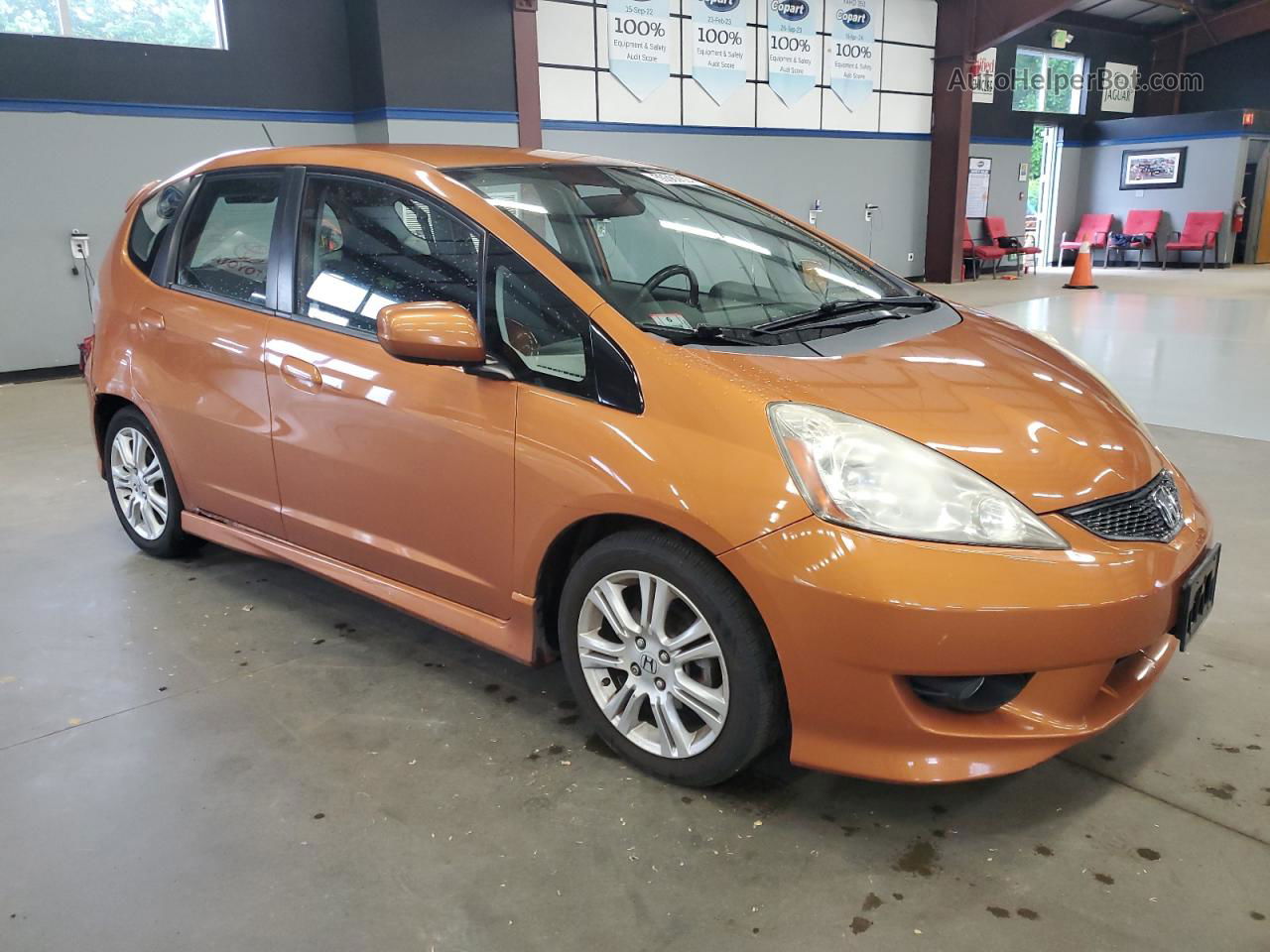 2009 Honda Fit Sport Оранжевый vin: JHMGE88409S061709