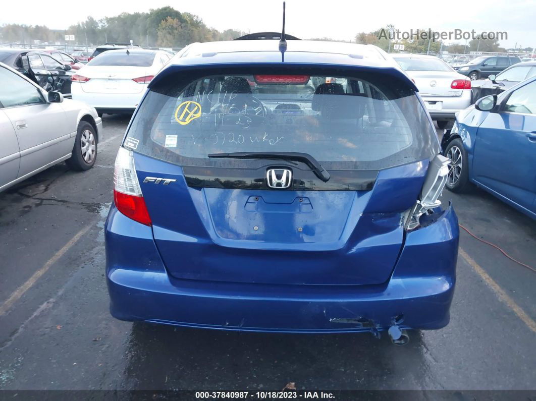 2009 Honda Fit Sport Blue vin: JHMGE88409S070720