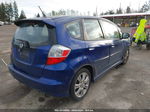 2009 Honda Fit Sport Blue vin: JHMGE88419S000580