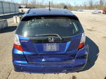 2009 Honda Fit Sport Blue vin: JHMGE88419S016715