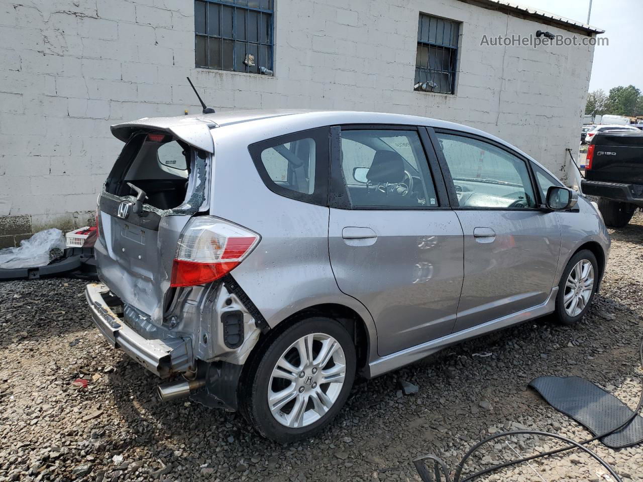 2009 Honda Fit Sport Gray vin: JHMGE88419S016830