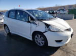 2009 Honda Fit Sport White vin: JHMGE88419S034972