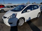 2009 Honda Fit Sport White vin: JHMGE88419S034972