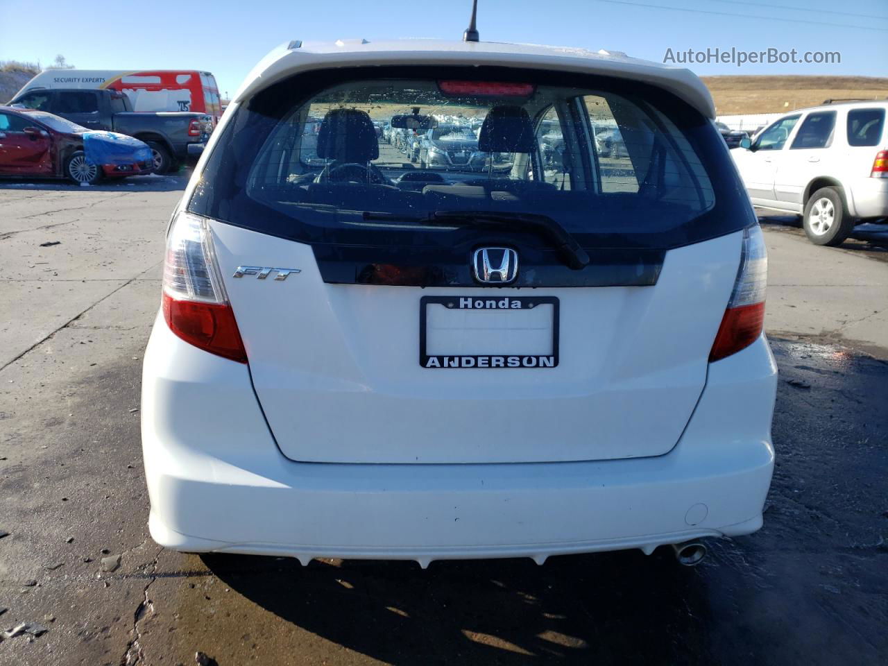 2009 Honda Fit Sport Белый vin: JHMGE88419S034972