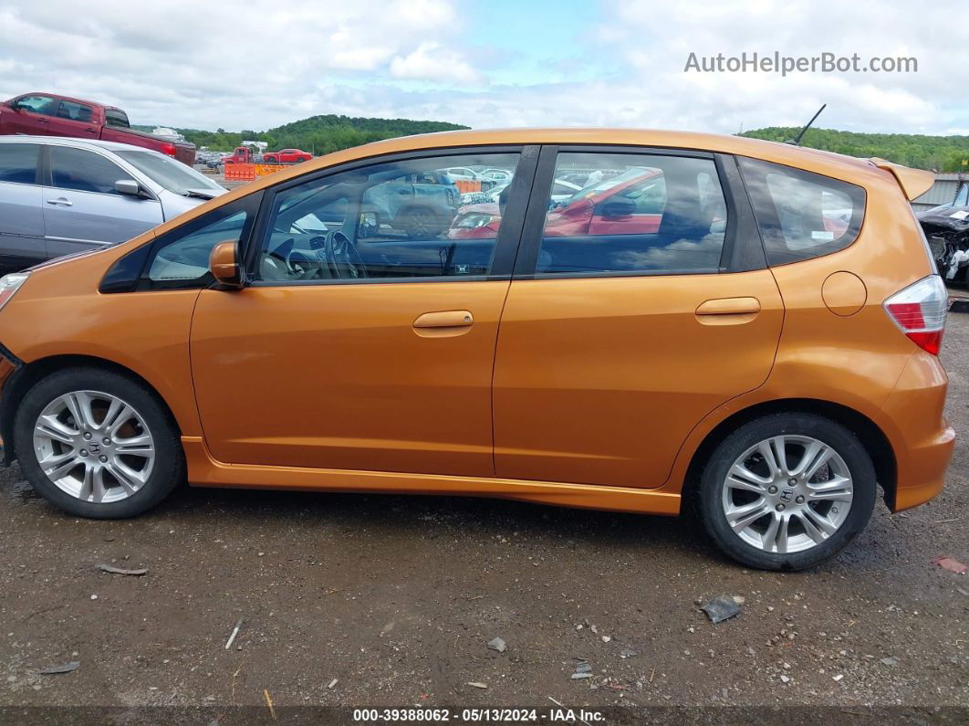 2009 Honda Fit Sport Orange vin: JHMGE88419S044031