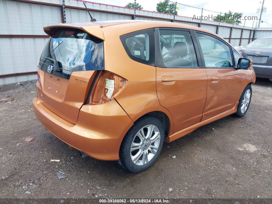 2009 Honda Fit Sport Оранжевый vin: JHMGE88419S044031