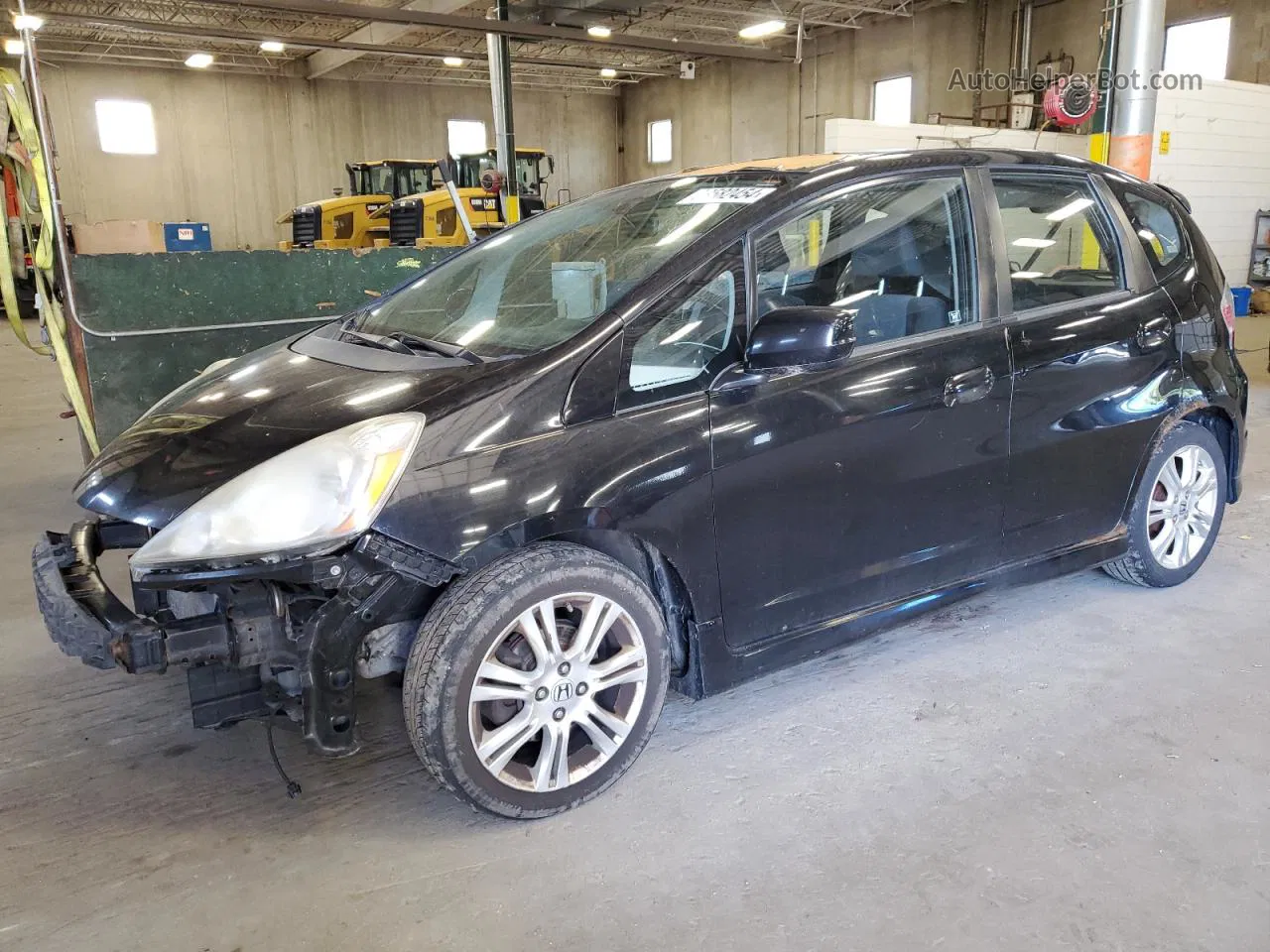 2009 Honda Fit Sport Black vin: JHMGE88419S061220