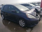 2009 Honda Fit Sport Blue vin: JHMGE88419S074114