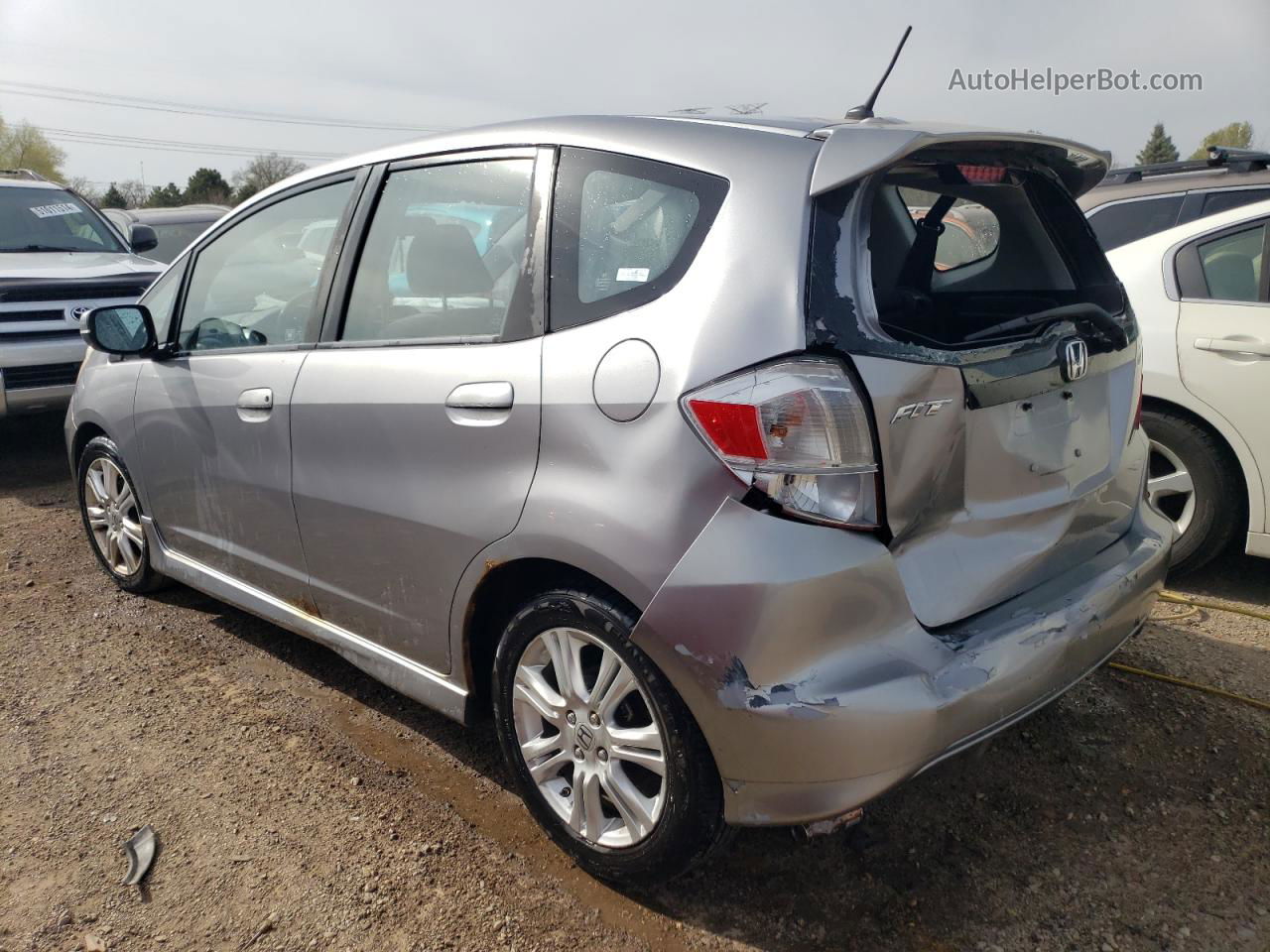 2009 Honda Fit Sport Gray vin: JHMGE88429S010504