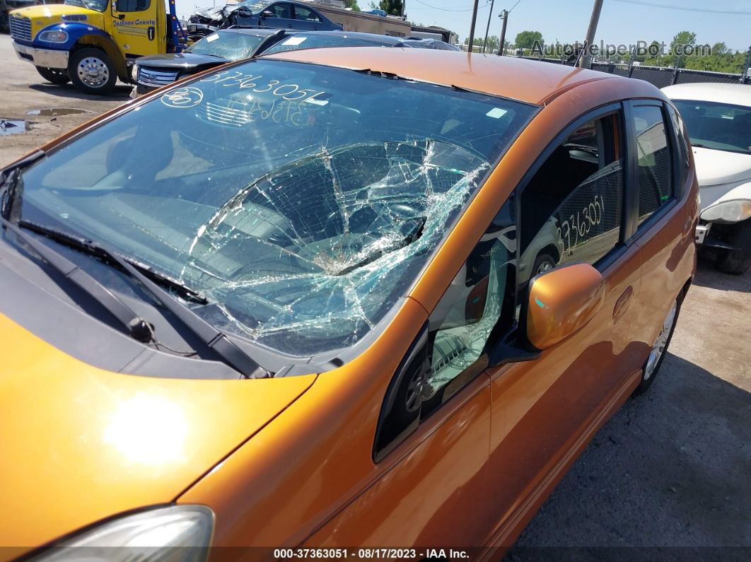 2009 Honda Fit Sport Orange vin: JHMGE88429S012978