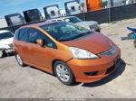 2009 Honda Fit Sport Orange vin: JHMGE88429S012978