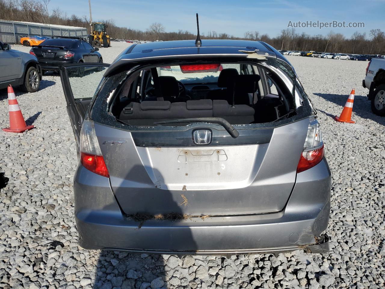 2009 Honda Fit Sport Silver vin: JHMGE88429S017887