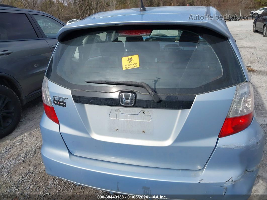 2009 Honda Fit Sport Light Blue vin: JHMGE88429S019994