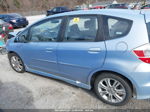 2009 Honda Fit Sport Light Blue vin: JHMGE88429S019994