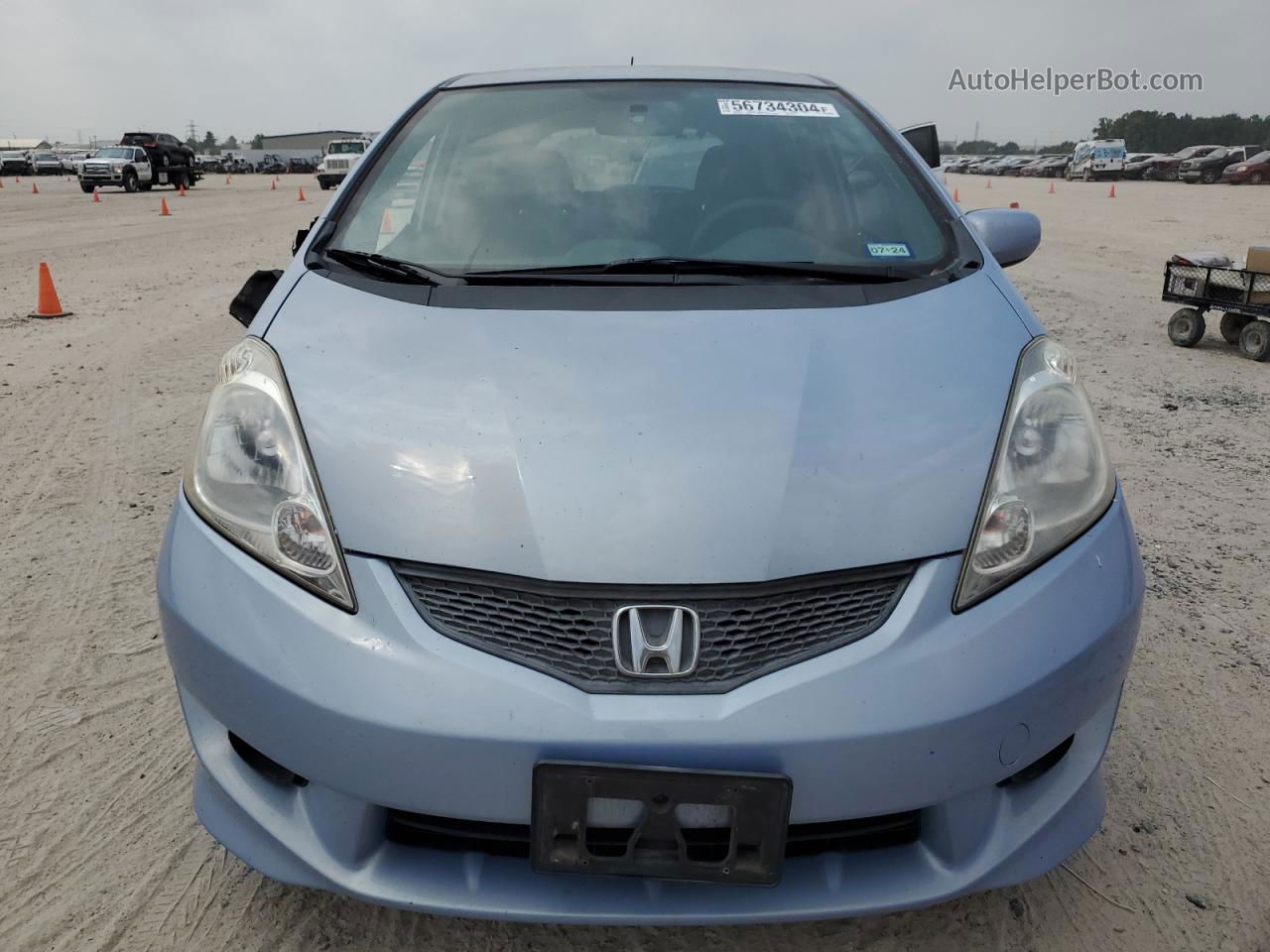 2009 Honda Fit Sport Blue vin: JHMGE88429S026167