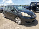 2009 Honda Fit Sport Черный vin: JHMGE88429S027500