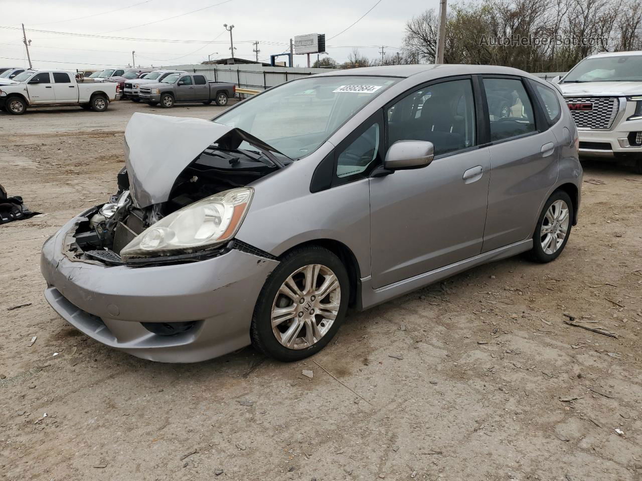 2009 Honda Fit Sport Silver vin: JHMGE88429S048265