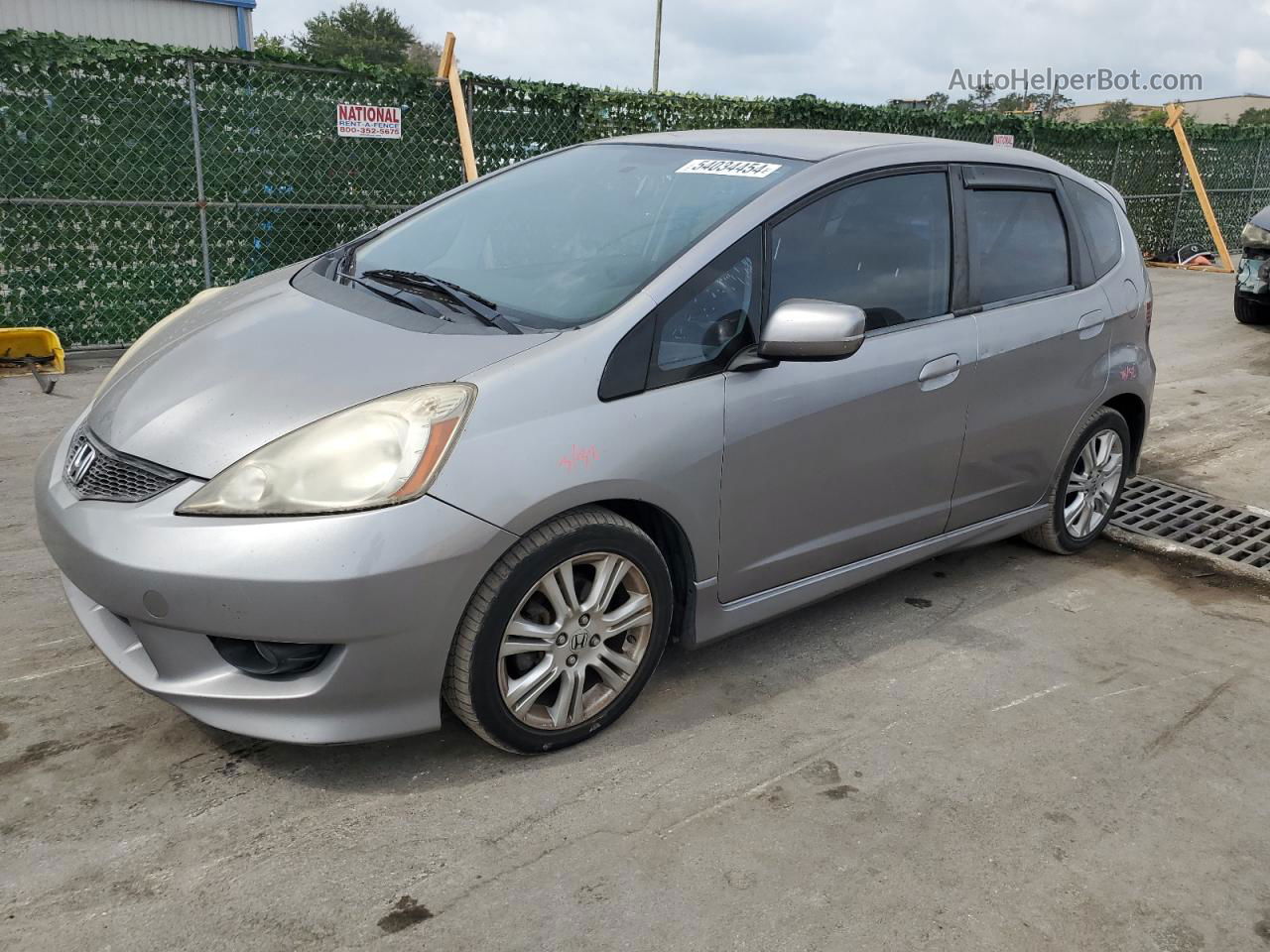 2009 Honda Fit Sport Gray vin: JHMGE88429S054440