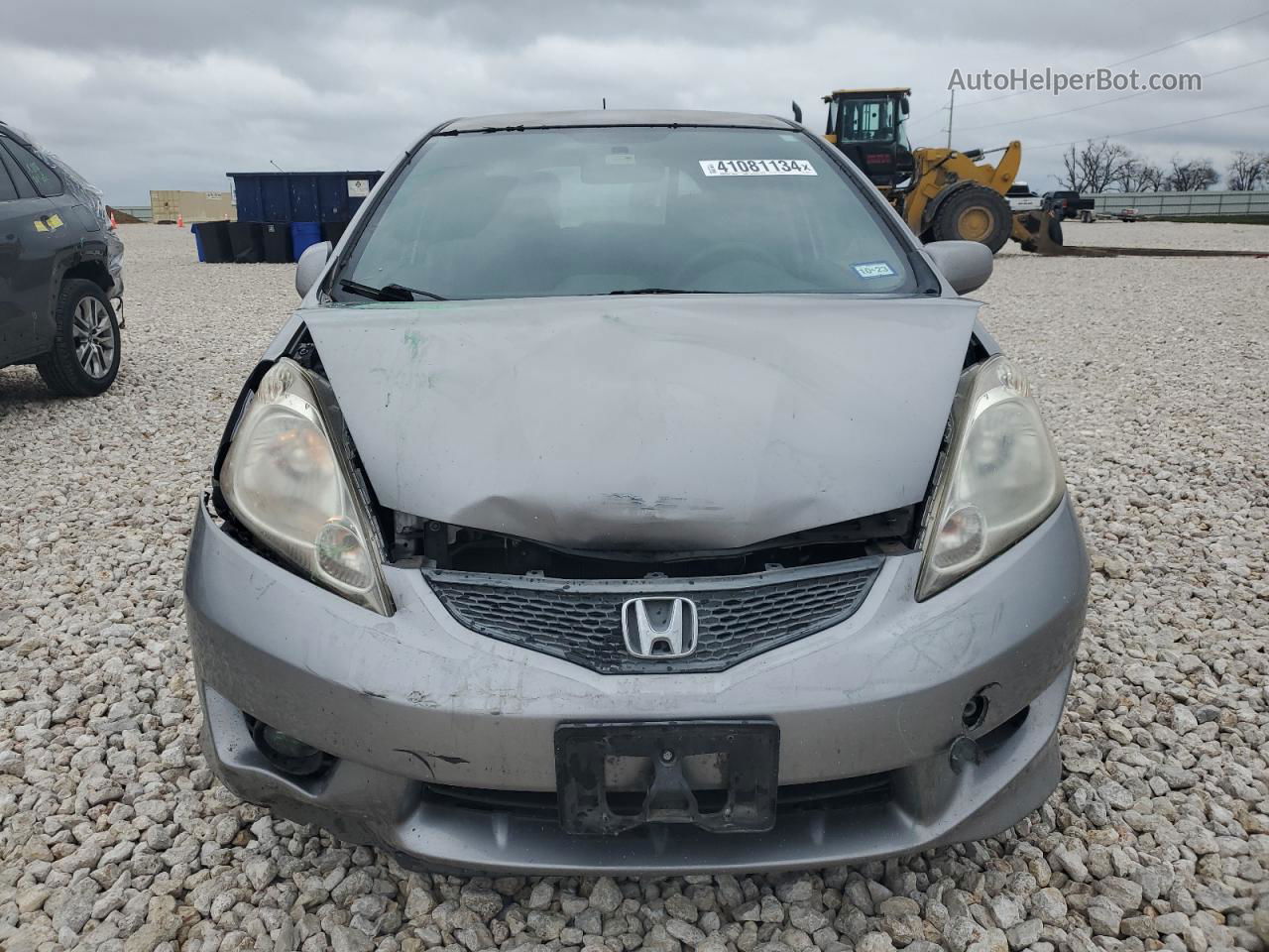 2009 Honda Fit Sport Silver vin: JHMGE88439C004026