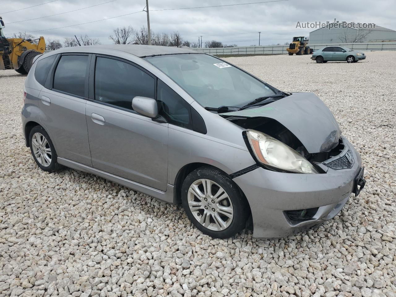 2009 Honda Fit Sport Silver vin: JHMGE88439C004026