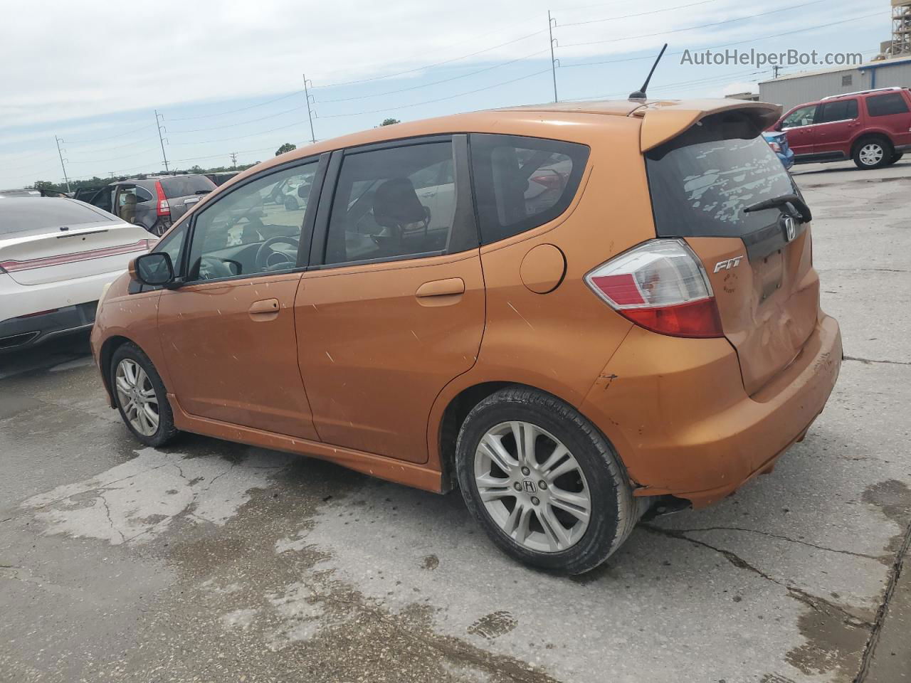 2009 Honda Fit Sport Orange vin: JHMGE88439S004985