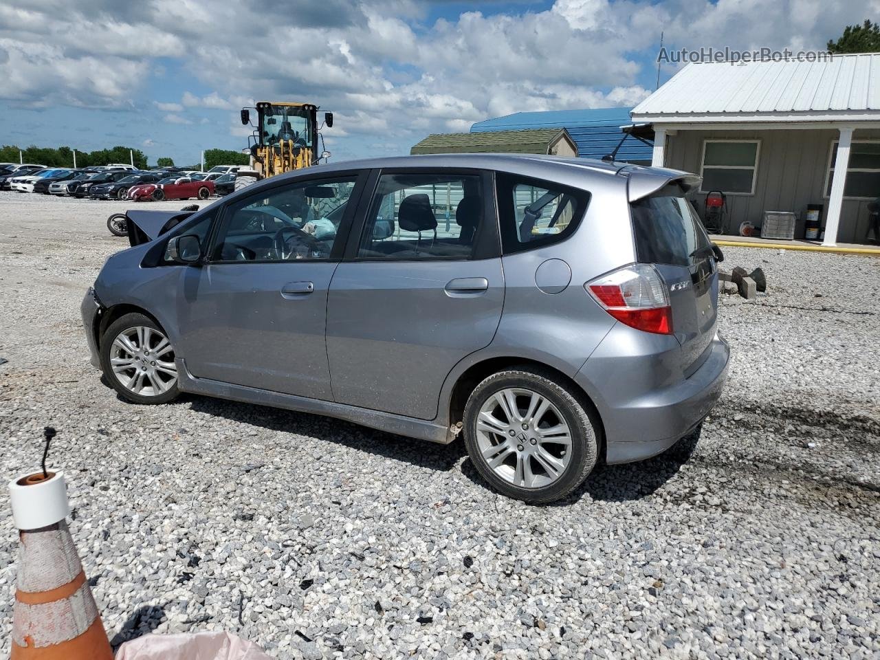 2009 Honda Fit Sport Silver vin: JHMGE88439S027246