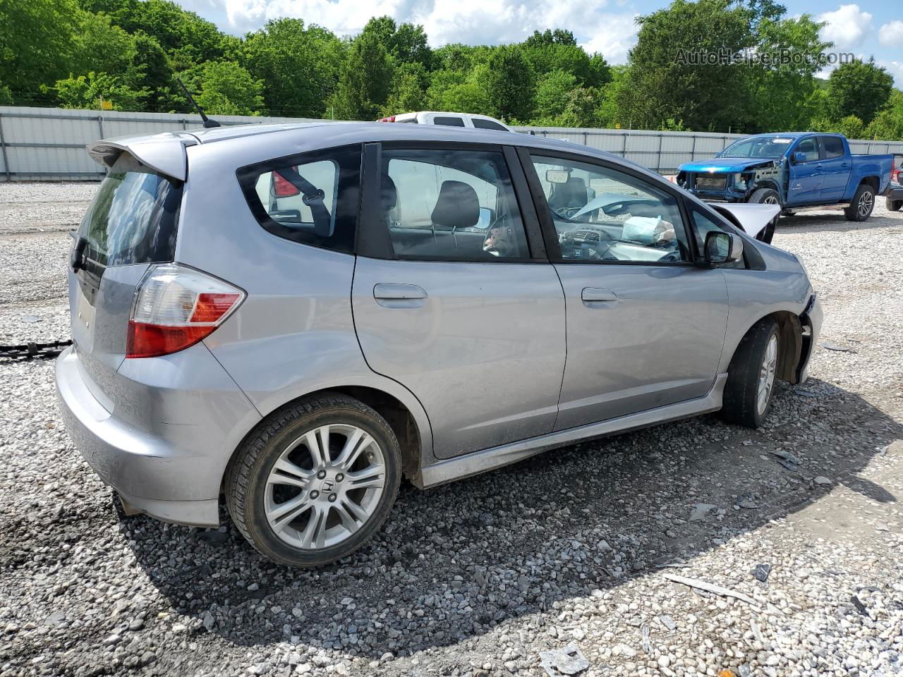 2009 Honda Fit Sport Silver vin: JHMGE88439S027246