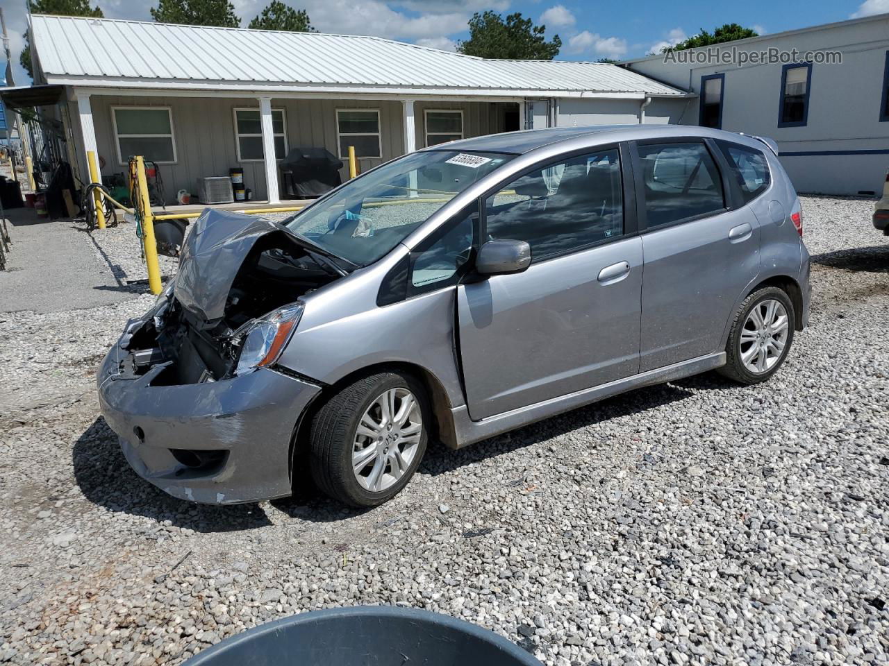 2009 Honda Fit Sport Silver vin: JHMGE88439S027246