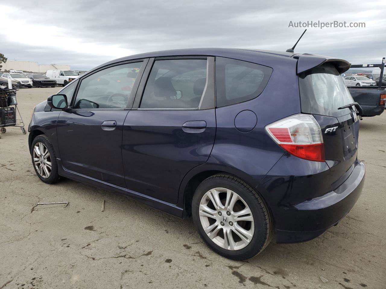 2009 Honda Fit Sport Черный vin: JHMGE88439S033113