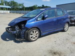 2009 Honda Fit Sport Blue vin: JHMGE88439S053863