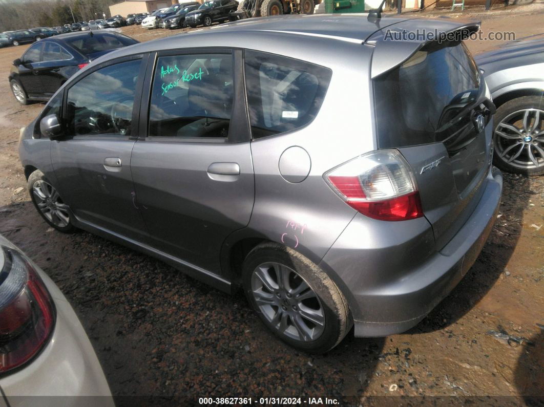 2009 Honda Fit Sport Silver vin: JHMGE88439S062997