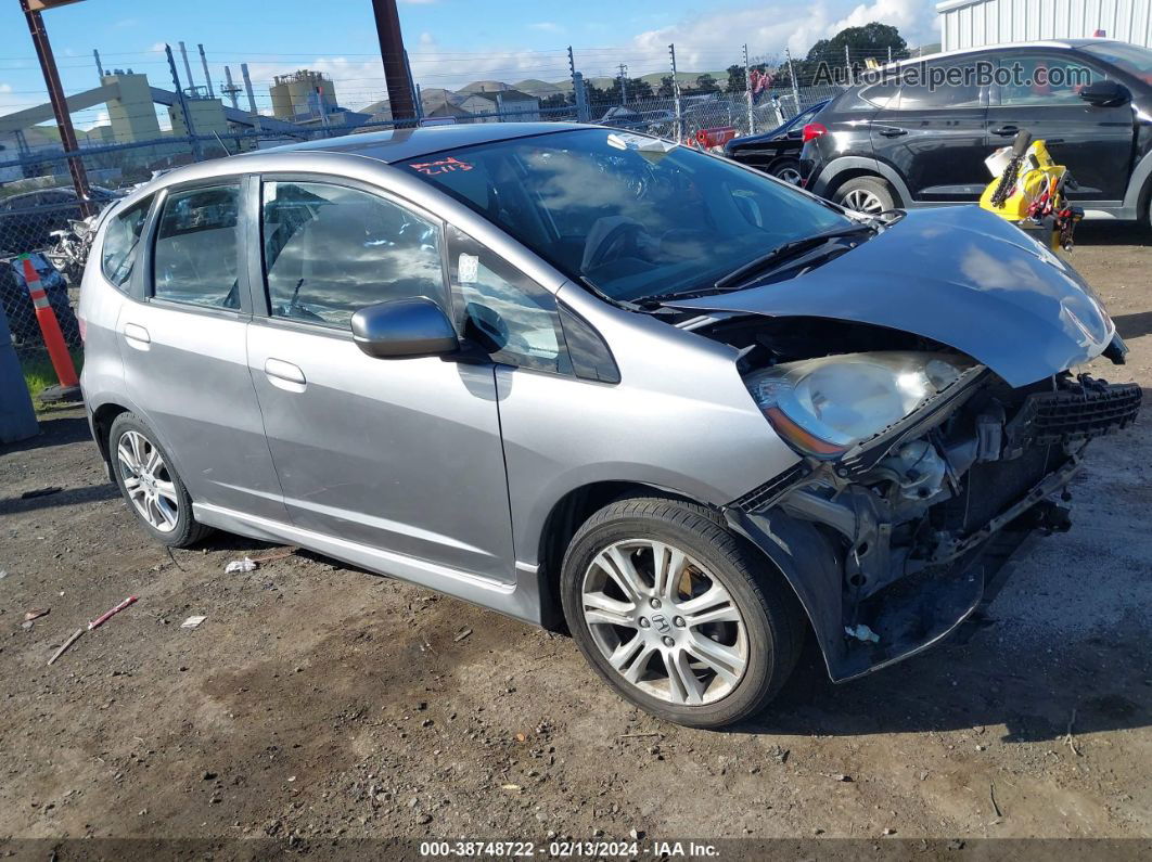 2009 Honda Fit Sport Silver vin: JHMGE88449C002429