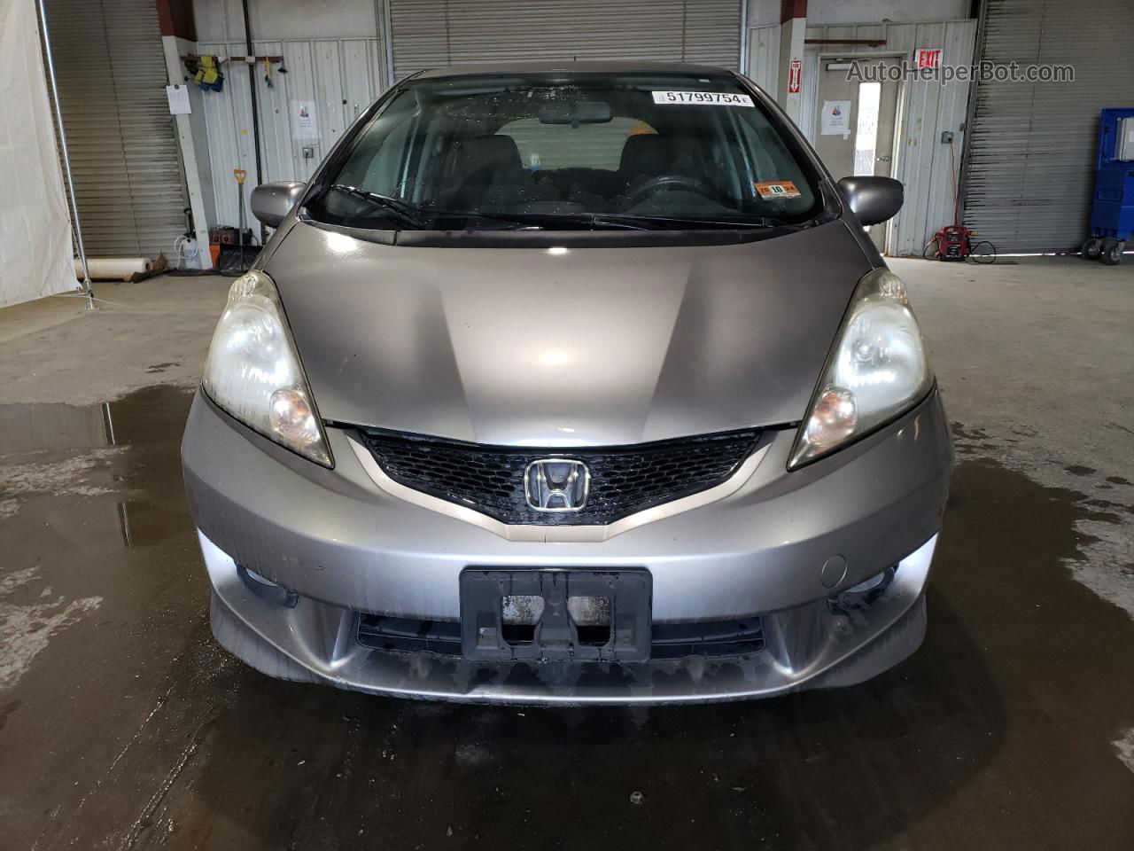 2009 Honda Fit Sport Silver vin: JHMGE88449S006048