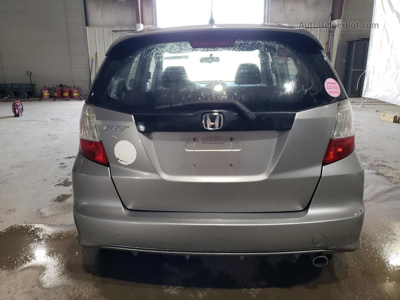 2009 Honda Fit Sport Silver vin: JHMGE88449S006048