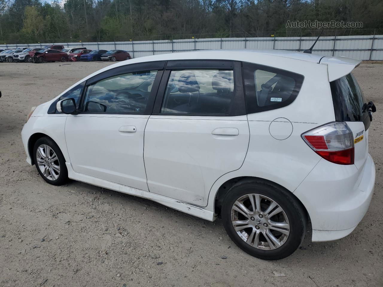 2009 Honda Fit Sport Белый vin: JHMGE88449S018135