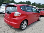 2009 Honda Fit Sport Красный vin: JHMGE88449S028647