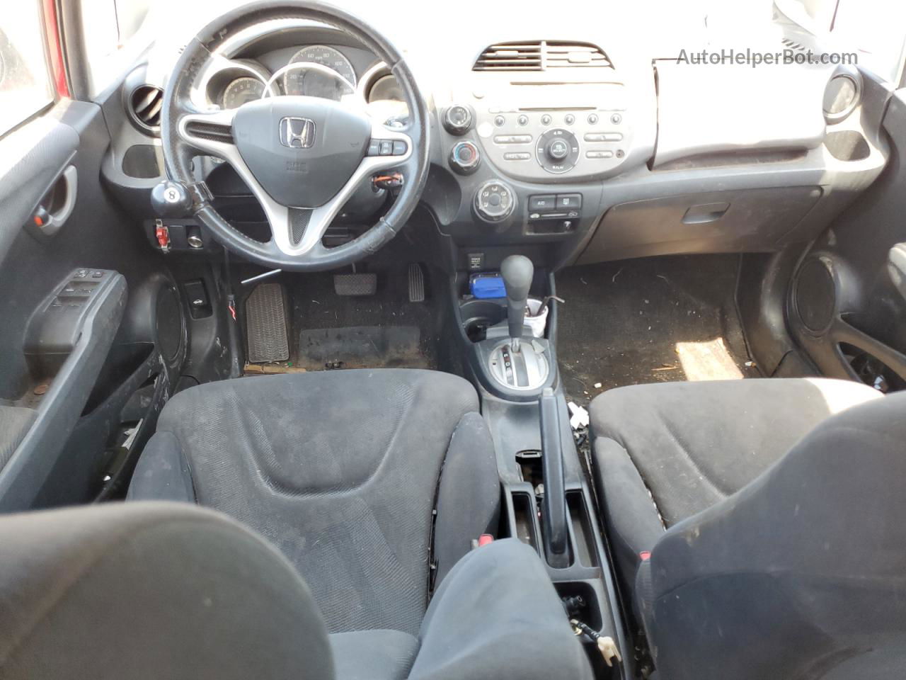 2009 Honda Fit Sport Красный vin: JHMGE88449S036439