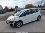 2009 Honda Fit Sport White vin: JHMGE88449S042192