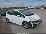 2009 Honda Fit Sport White vin: JHMGE88449S042192